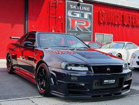 Nissan Skyline GT-R R34  V-Spec FULL YOSHIDA build with NISMO R1 engine for sale (#3923)